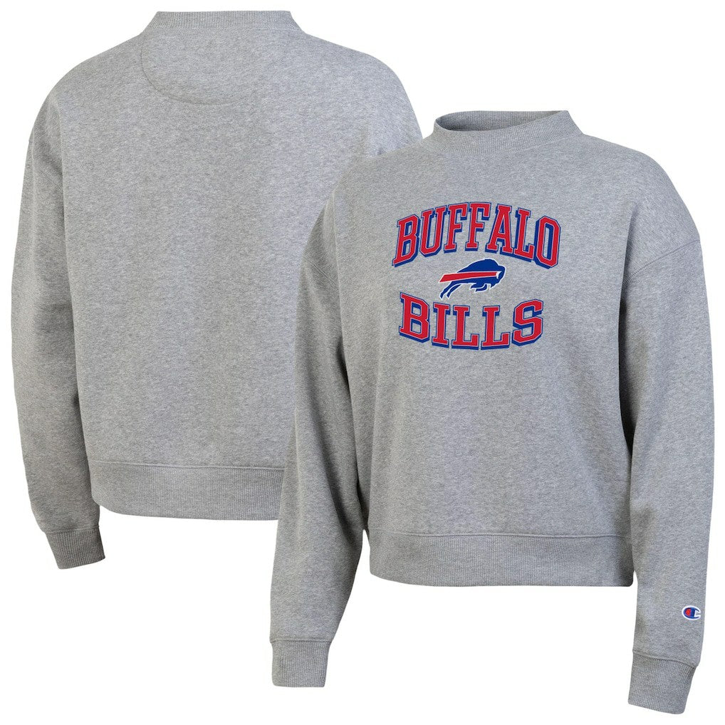 Buffalo Bills Champion Women's Triumph Tri-Blend Sweatshirt - Gray Sweatshirts