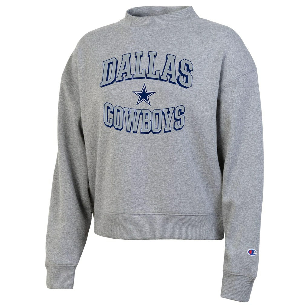 Dallas Cowboys Champion Women's Triumph Tri-Blend Sweatshirt - Gray Sweatshirts