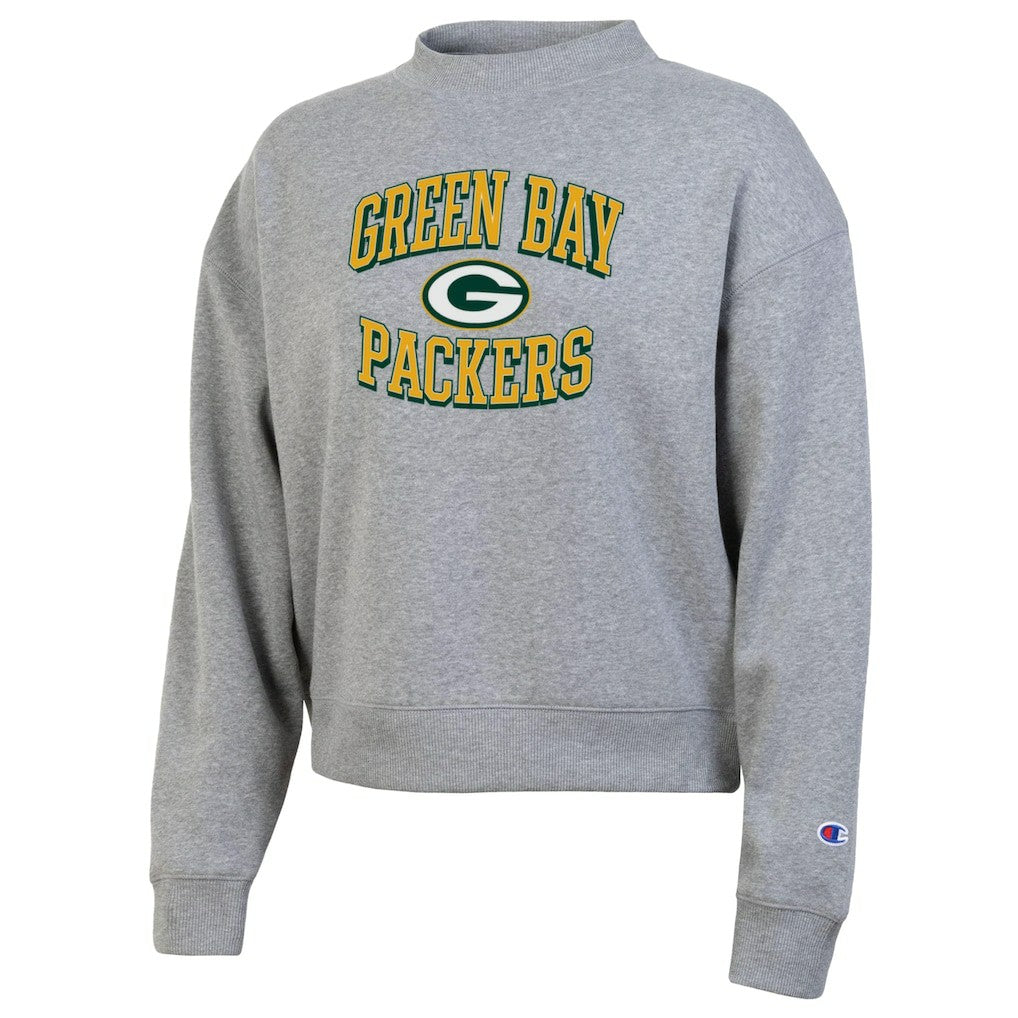 Green Bay Packers Champion Women's Triumph Tri-Blend Sweatshirt - Gray Sweatshirts