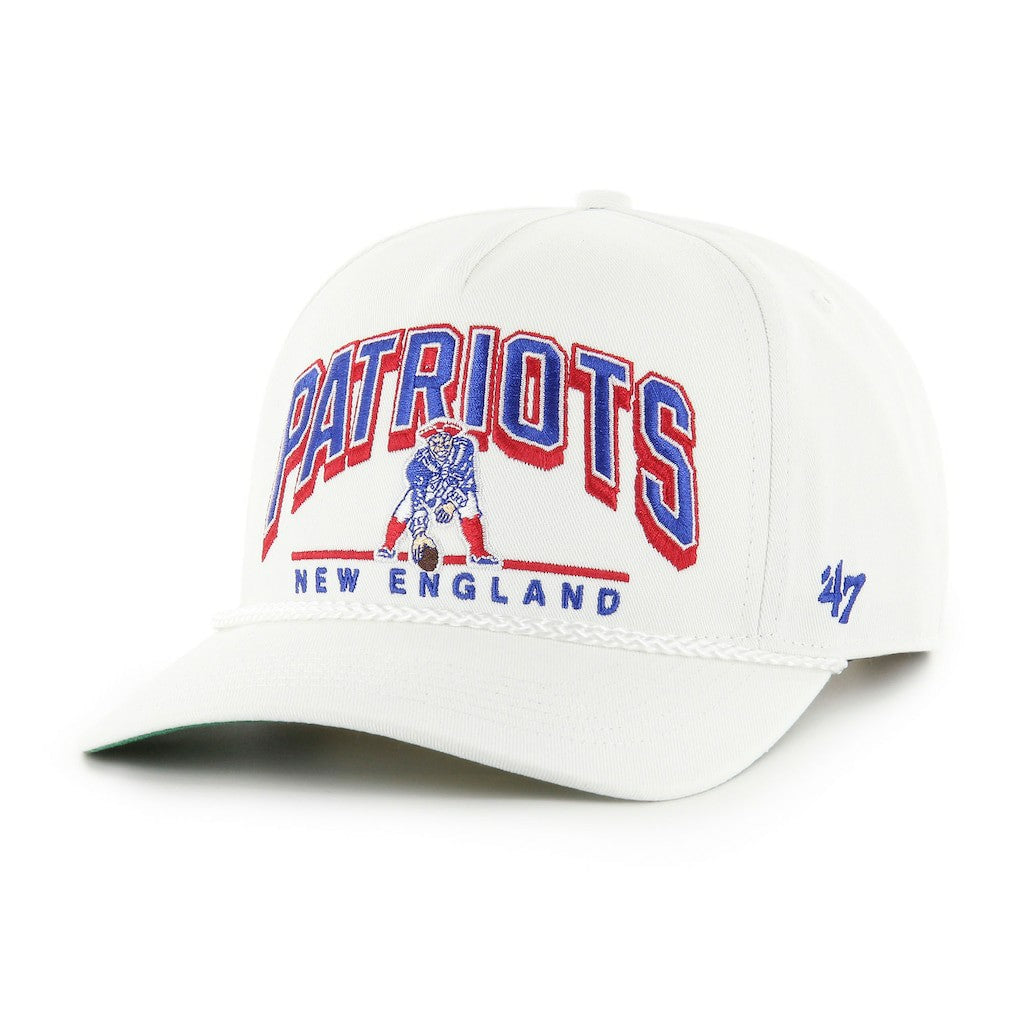 New England Patriots '47 Coltrane Throwback Rope Hitch Adjustable Hat - White Hats