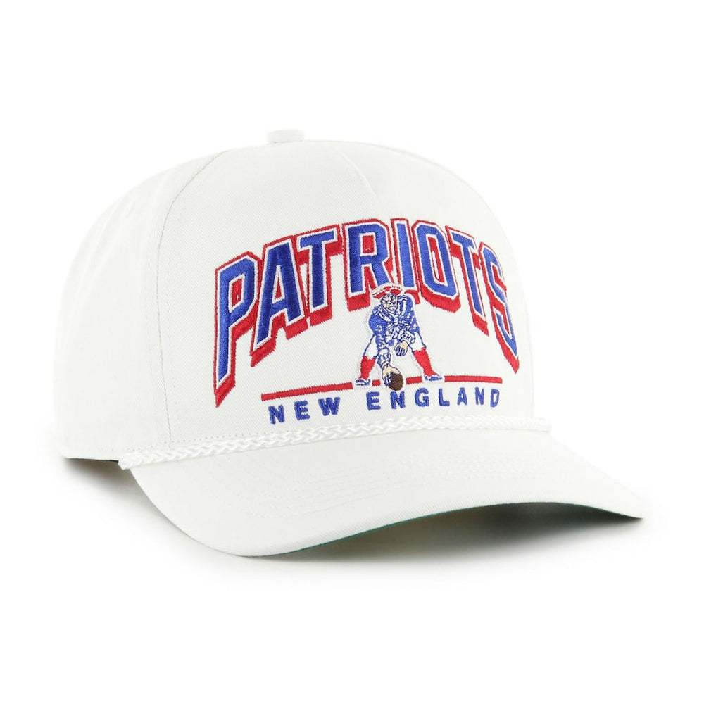 New England Patriots '47 Coltrane Throwback Rope Hitch Adjustable Hat - White Hats