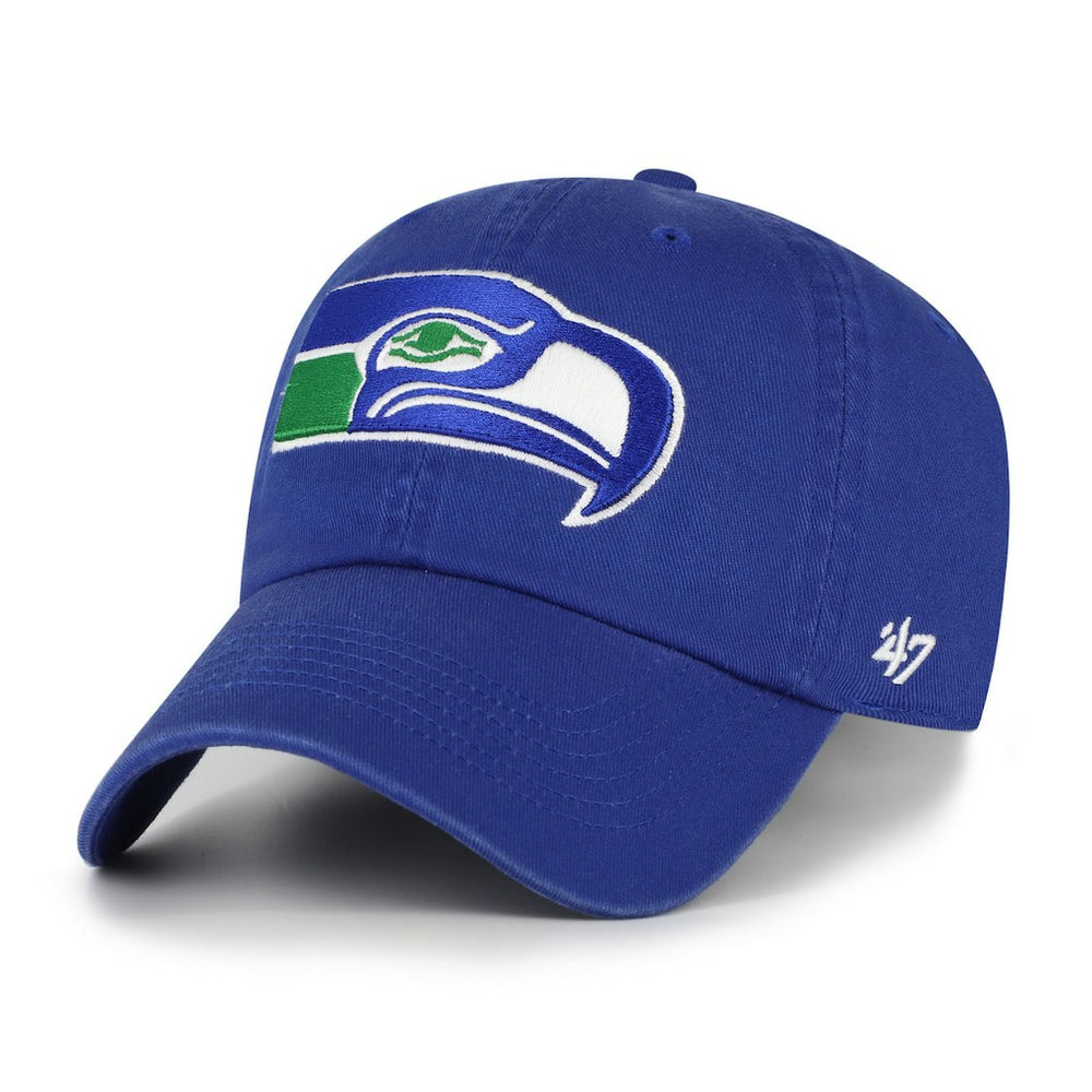 Seattle Seahawks '47 Clean Up Throwback Adjustable Hat - Royal Hats