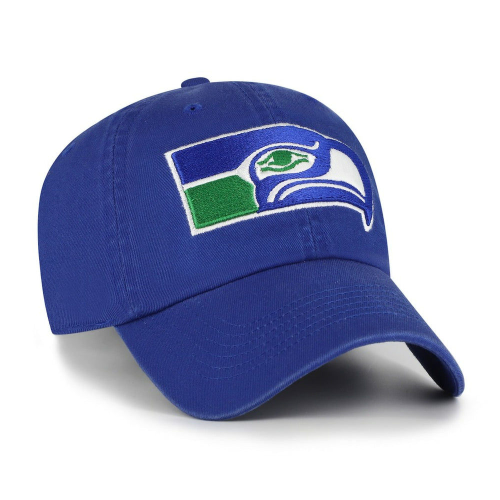 Seattle Seahawks '47 Clean Up Throwback Adjustable Hat - Royal Hats