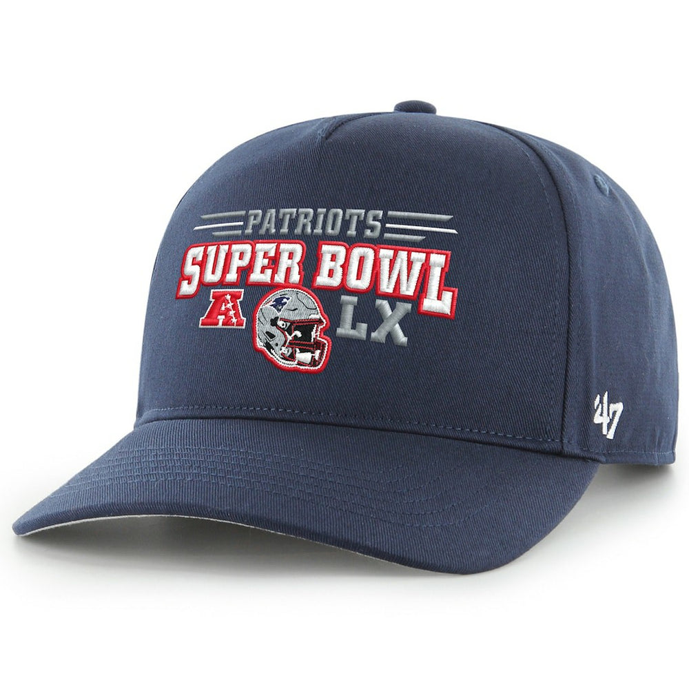 New England Patriots '47 Super Bowl LX Hitch Adjustable Hat - Navy Hats