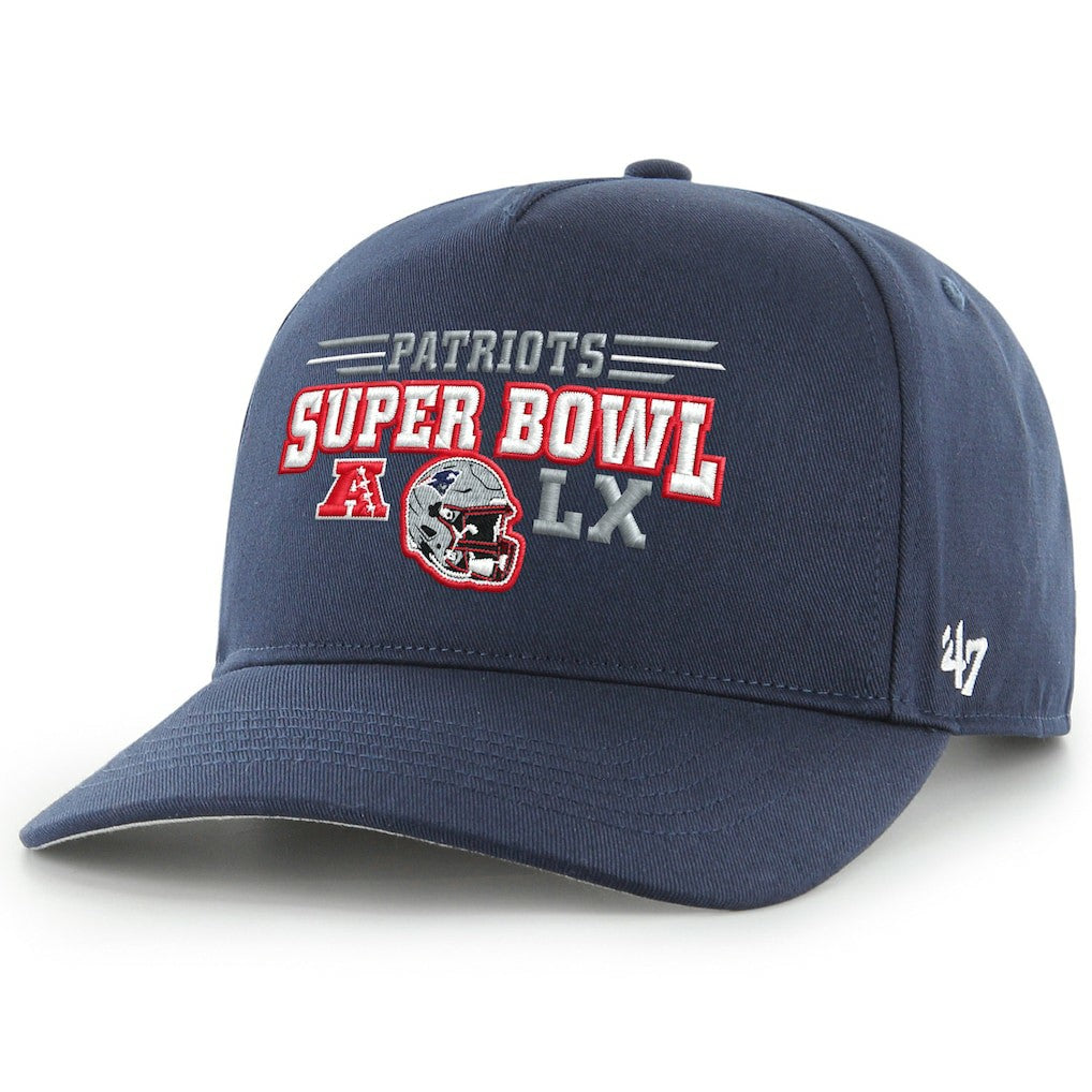 New England Patriots '47 Super Bowl LX Hitch Adjustable Hat - Navy Hats