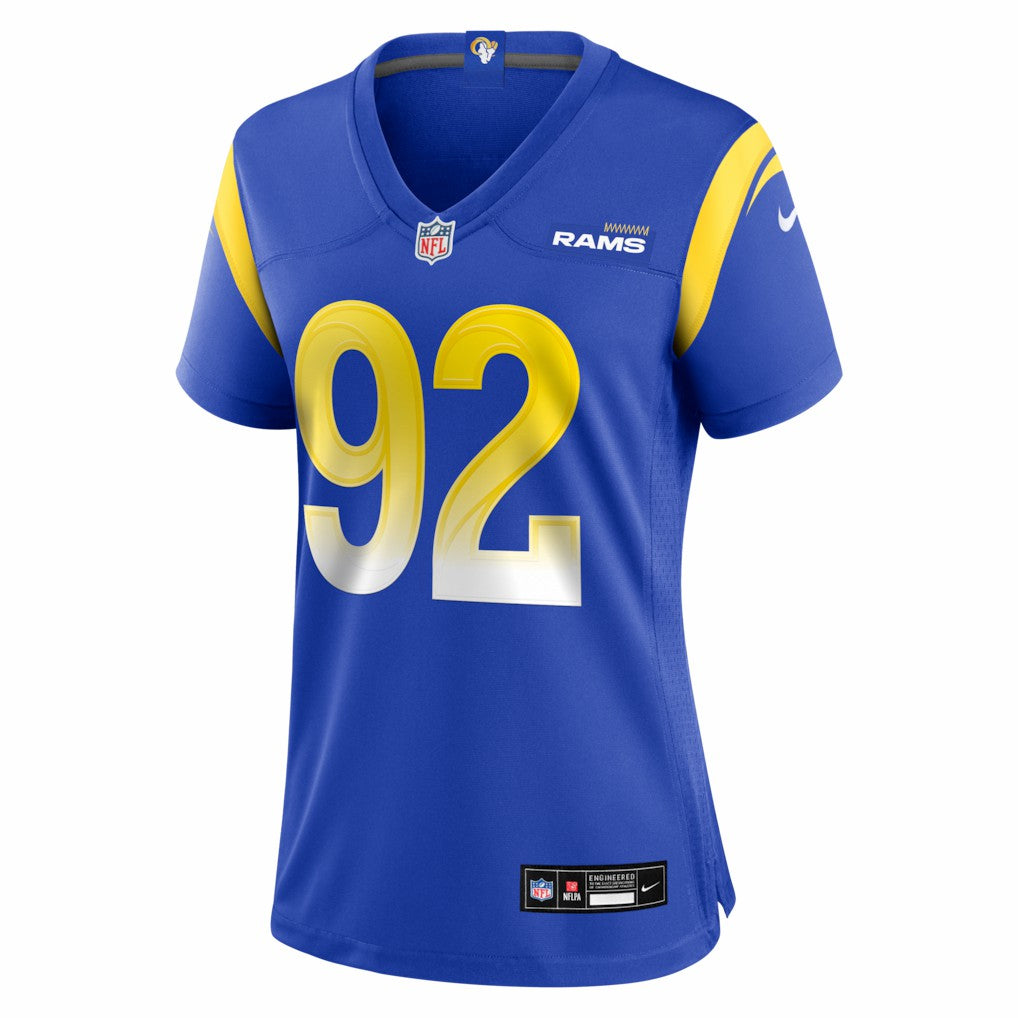 Harrison Mevis Los Angeles Rams Women's Team Game Jersey - Royal Jerseys