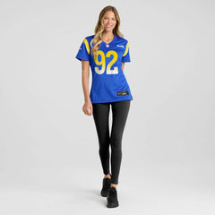 Harrison Mevis Los Angeles Rams Women's Team Game Jersey - Royal Jerseys