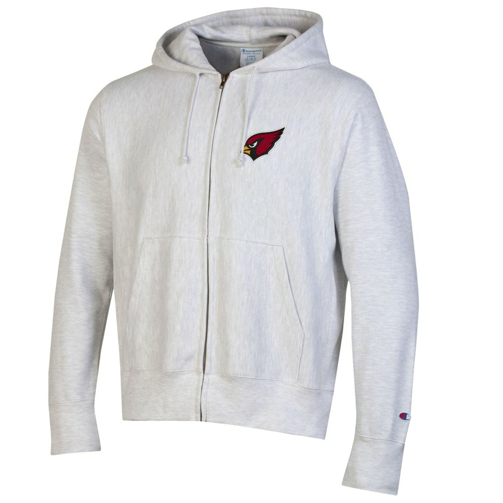 Arizona Cardinals Champion Reverse Weave Full-Zip Hoodie - Gray Hoodies