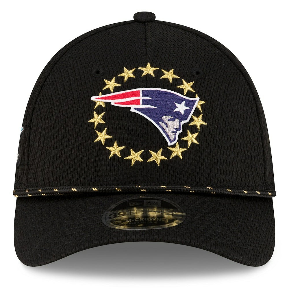 New England Patriots New Era Super Bowl LX 39THIRTY M-Crown Rope Flex Hat - Black Hats