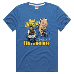Milwaukee Brewers Homage Tri-Blend Hyperlocal T-Shirt - Royal T-shirts