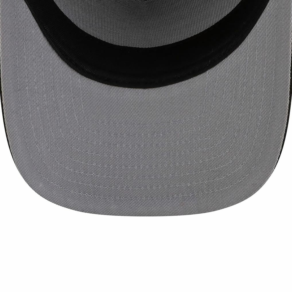 New England Patriots New Era 2025 AFC Champions Locker Room Trophy Collection A-Frame 9FIFTY Snapback Hat - Black Hats
