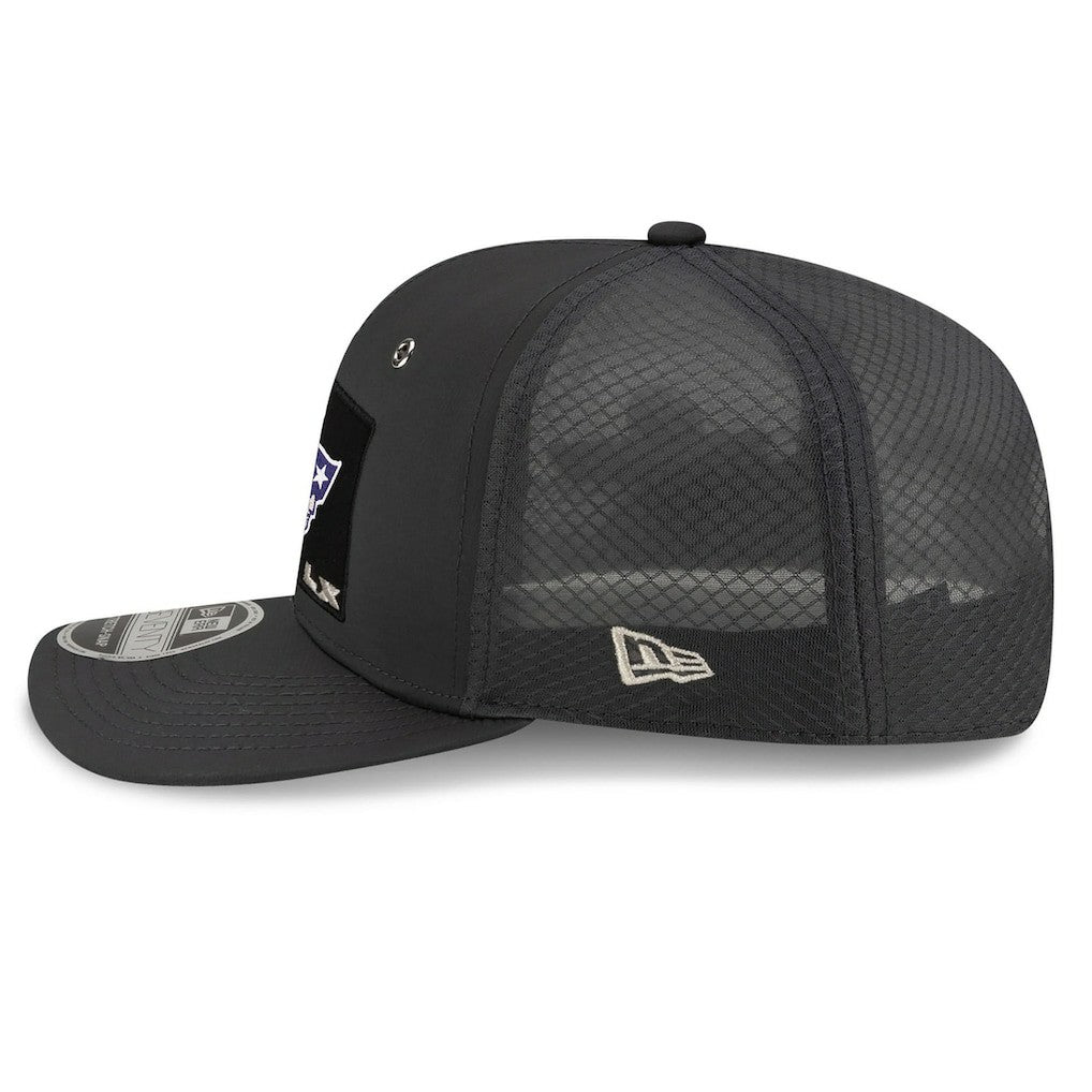 New England Patriots New Era Super Bowl LX Opening Night 9SEVENTY Adjustable Hat - Charcoal Hats
