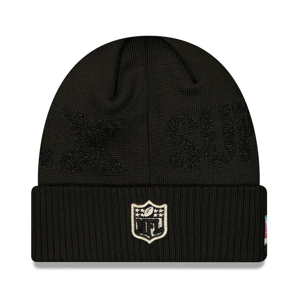 New England Patriots New Era Super Bowl LX Opening Night Cuffed Knit Hat - Black Hats