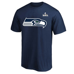 Jaxon Smith-Njigba Seattle Seahawks Super Bowl LX Patch Big & Tall Name & Number T-Shirt - College Navy T-shirts