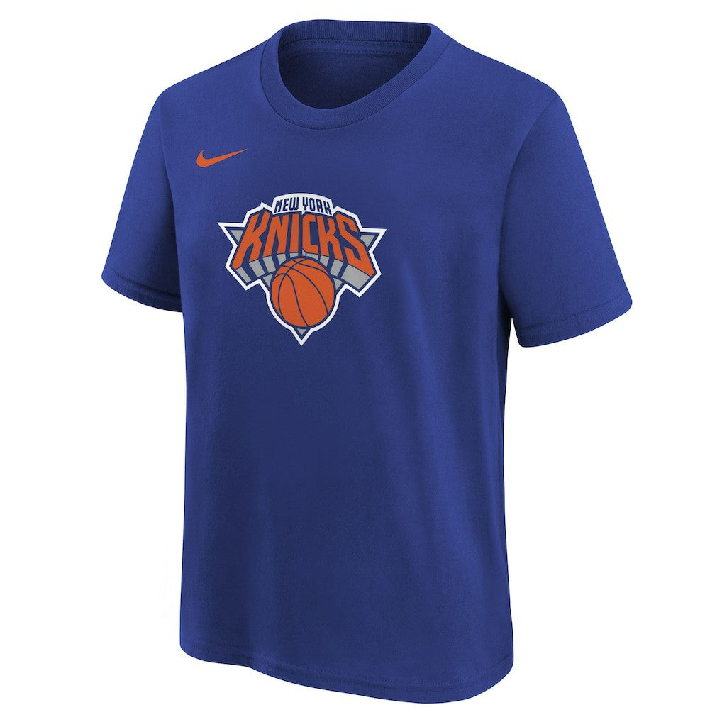 New York Knicks Youth Team Essential Logo T-Shirt Blue - Nike