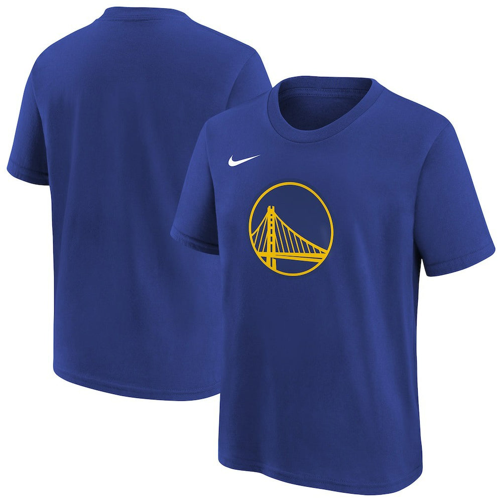Golden State Warriors Youth Team Essential Logo T-Shirt Royal - Nike