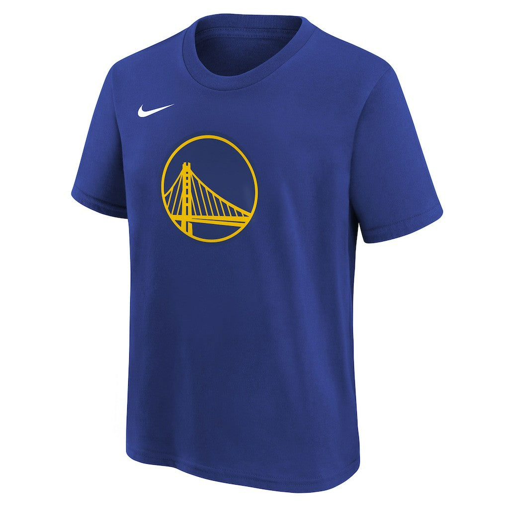 Golden State Warriors Youth Team Essential Logo T-Shirt Royal - Nike