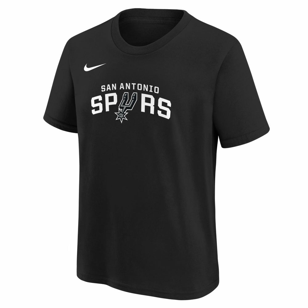 San Antonio Spurs Youth Team Essential Logo T-Shirt Black - Nike