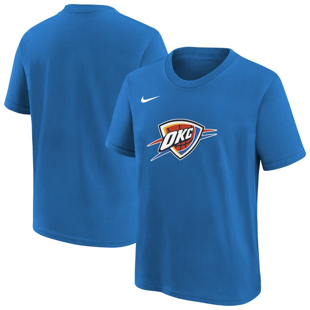 Oklahoma City Thunder Youth Team Essential Logo T-Shirt Blue - Nike