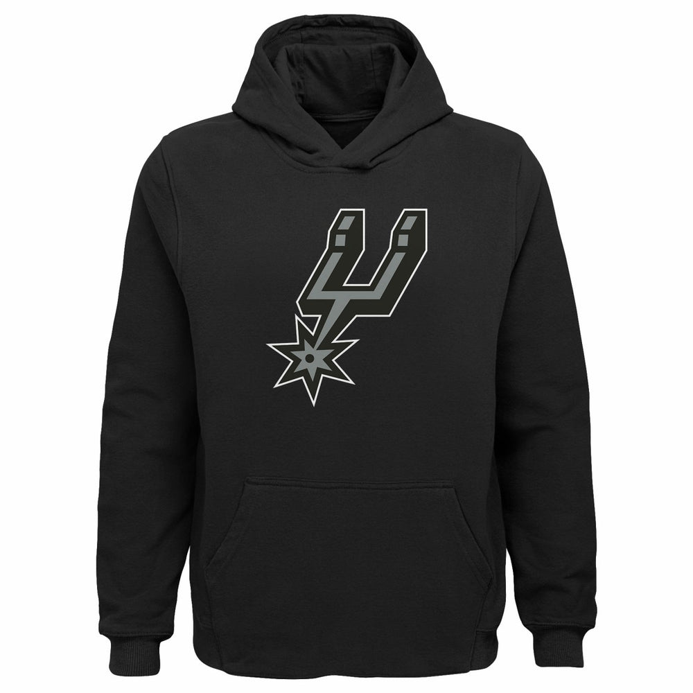 San Antonio Spurs Outerstuff Youth Primary Logo Pullover Hoodie Black