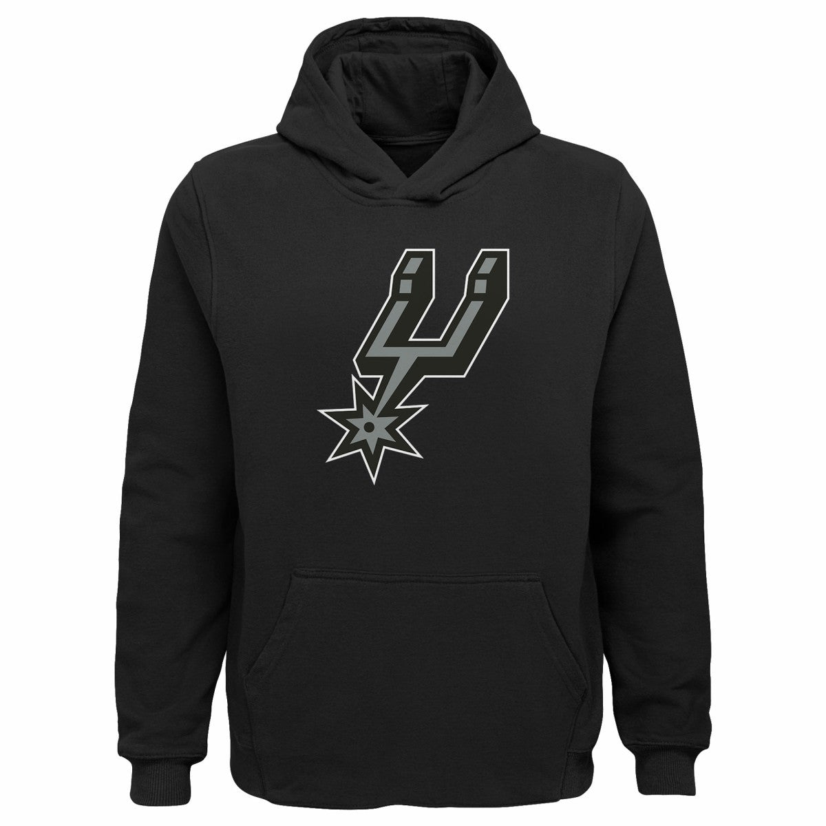 San Antonio Spurs Outerstuff Youth Primary Logo Pullover Hoodie Black