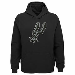San Antonio Spurs Outerstuff Youth Primary Logo Pullover Hoodie Black
