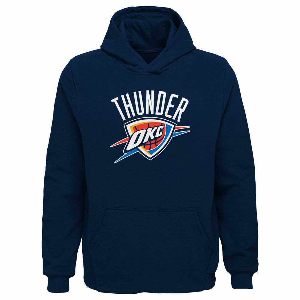Oklahoma City Thunder Outerstuff Youth Primary Logo Pullover Hoodie Navy outlet