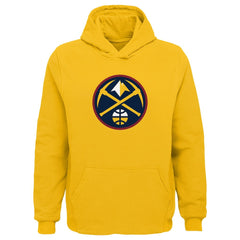 Denver Nuggets Outerstuff Youth Primary Logo Pullover Hoodie Gold