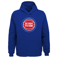 Detroit Pistons Outerstuff Youth Primary Logo Pullover Hoodie Royal