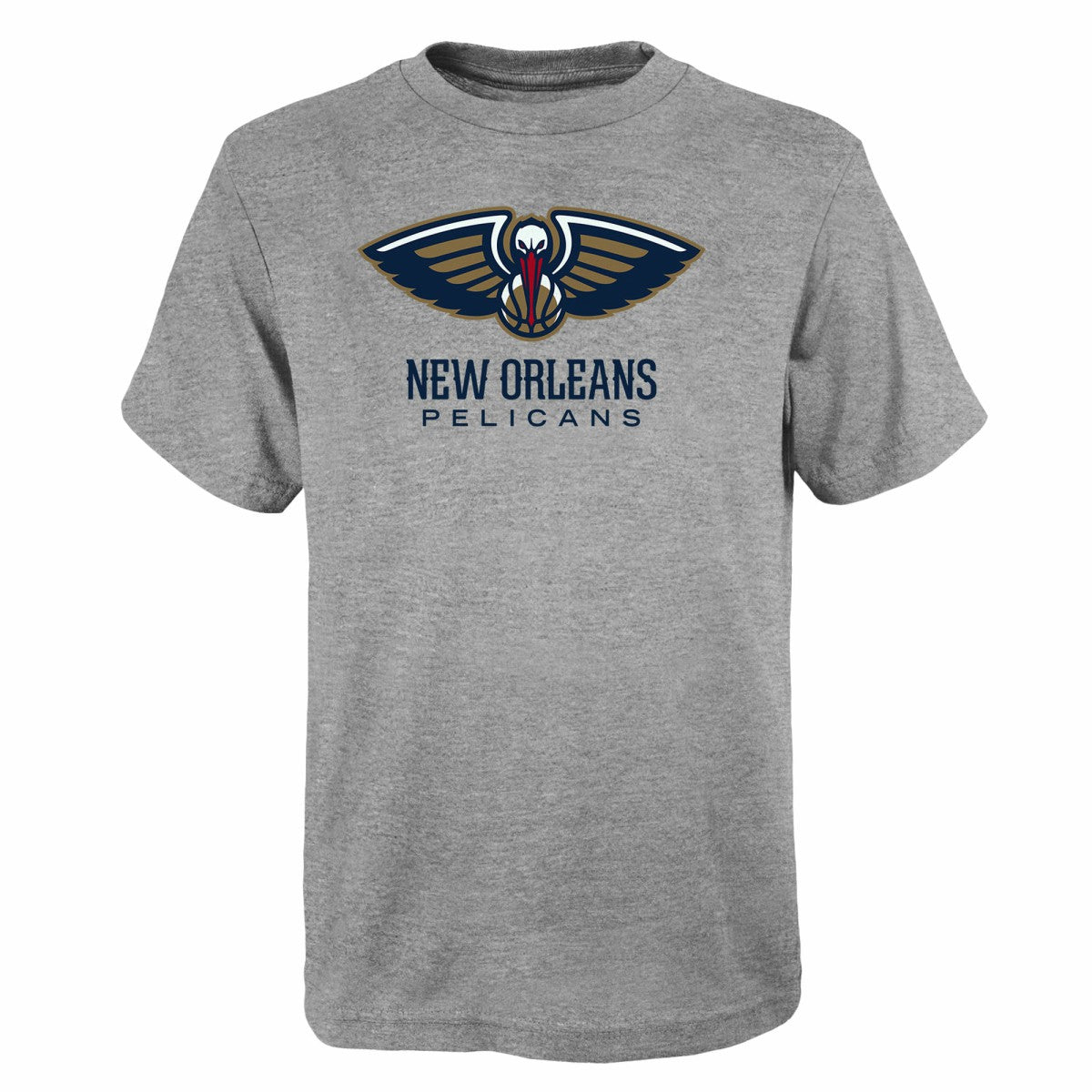 New Orleans Pelicans Outerstuff Youth Primary Logo T-Shirt Gray outlet