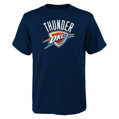 Oklahoma City Thunder Outerstuff Youth Primary Logo T-Shirt Navy