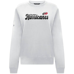 Carolina Hurricanes Levelwear Women's Yvette Big Script Tri-Blend Sweatshirt - White | US 203809148
