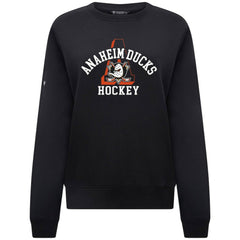 Anaheim Ducks Levelwear Women's Yvette Limelight Big Letter Sweatshirt - Black | US 203809161