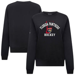 Florida Panthers Levelwear Women's Yvette Limelight Big Letter Sweatshirt - Black | US 203809164