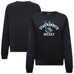 Utah Mammoth Levelwear Women's Yvette Limelight Big Letter Sweatshirt - Black | US 203809182