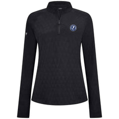Tampa Bay Lightning Levelwear Women's Spike Raglan Quarter-Zip Top - Black | US 203809194