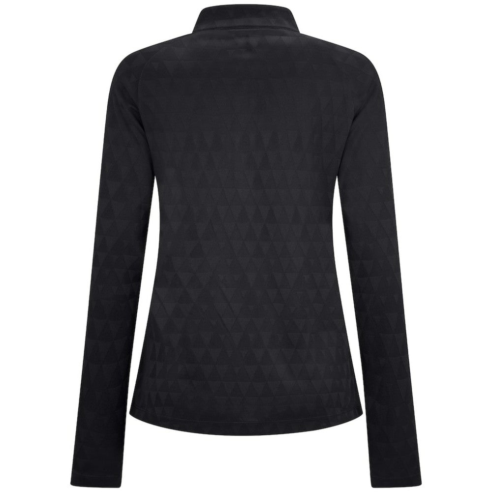 Utah Mammoth Levelwear Women's Spike Raglan Quarter-Zip Top - Black | US 203809196