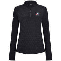 Columbus Blue Jackets Levelwear Women's Spike Raglan Quarter-Zip Top - Black | US 203809204
