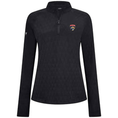 Florida Panthers Levelwear Women's Spike Raglan Quarter-Zip Top - Black | US 203809209