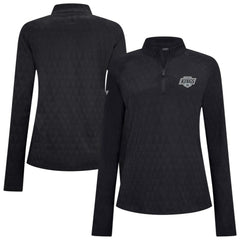 Los Angeles Kings Levelwear Women's Spike Raglan Quarter-Zip Top - Black | US 203809213