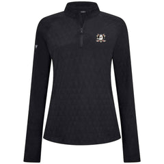 Anaheim Ducks Levelwear Women's Spike Raglan Quarter-Zip Top - Black | US 203809215