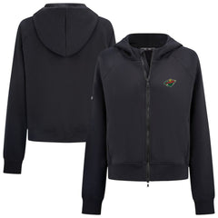 Minnesota Wild Levelwear Women's Judd Raglan Full-Zip Hoodie - Black | US 203809245