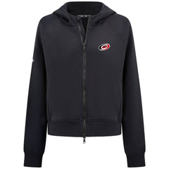 Carolina Hurricanes Levelwear Women's Judd Raglan Full-Zip Hoodie - Black | US 203809246