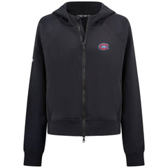 Montreal Canadiens Levelwear Women's Judd Raglan Full-Zip Hoodie - Black | US 203809250