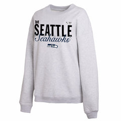Seattle Seahawks WEAR by Erin Andrews Women's Super Bowl LX Fleece Sweatshirt - Gray Sweatshirts