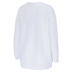 New England Patriots vs. Seattle Seahawks WEAR by Erin Andrews Women's Super Bowl LX Matchup Sweatshirt - White Sweatshirts