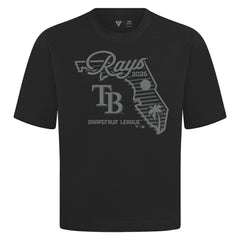 Tampa Bay Rays Levelwear Sunrise Luxe Signature Knit T-Shirt - Black T-shirts