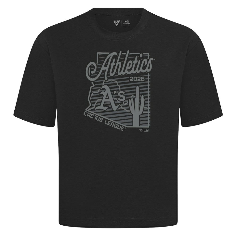 Athletics Levelwear Sunrise Luxe Signature Knit T-Shirt - Black T-shirts