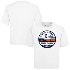 Detroit Tigers Levelwear Spring Training Badge Luxe Signature Knit T-Shirt - White T-shirts