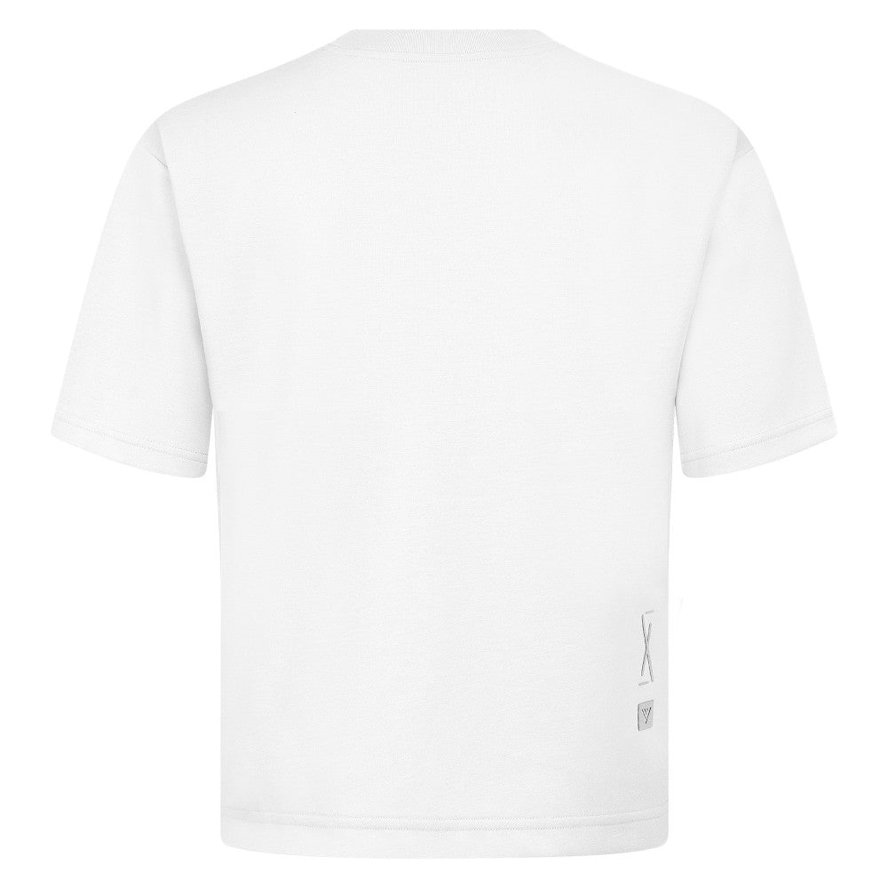 Los Angeles Angels Levelwear Spring Training Badge Luxe Signature Knit T-Shirt - White T-shirts